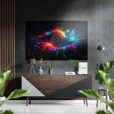Colors of Space Brushed Aluminum Dibond Wall Art.